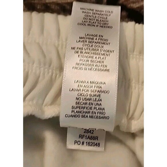 Splendid Womens White Joggers Large Lounge Wear Elastic Waist Pockets Straight - Picture 5 of 7